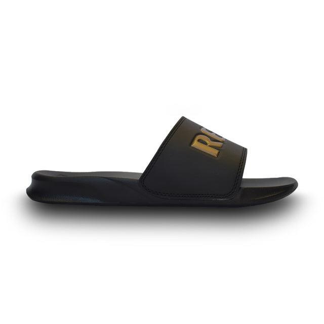 Ojota Reef Slide Slw Ul Girl Negro Dorado - Indy
