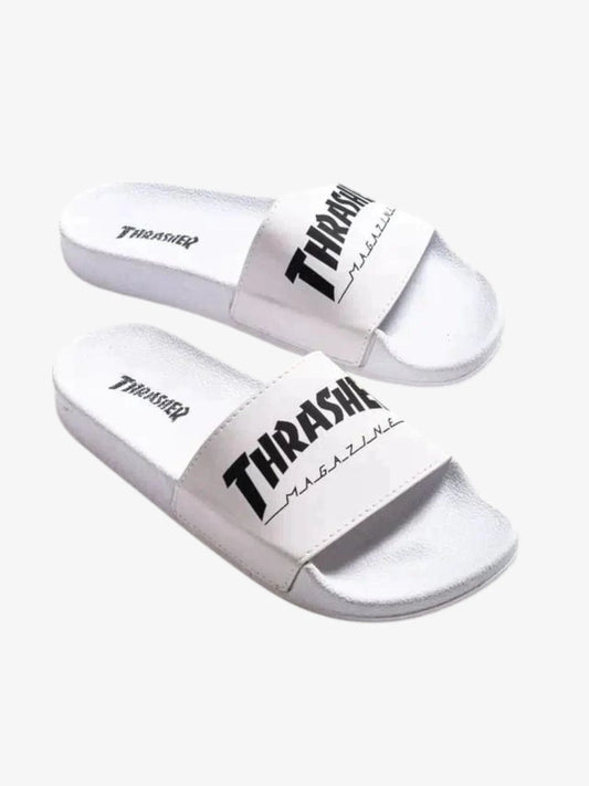 Ojota Thrasher Sliders Magazine Blanco