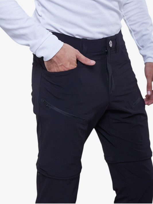 Pantalon Montagne Katmandu Trekking Desmontable Negro