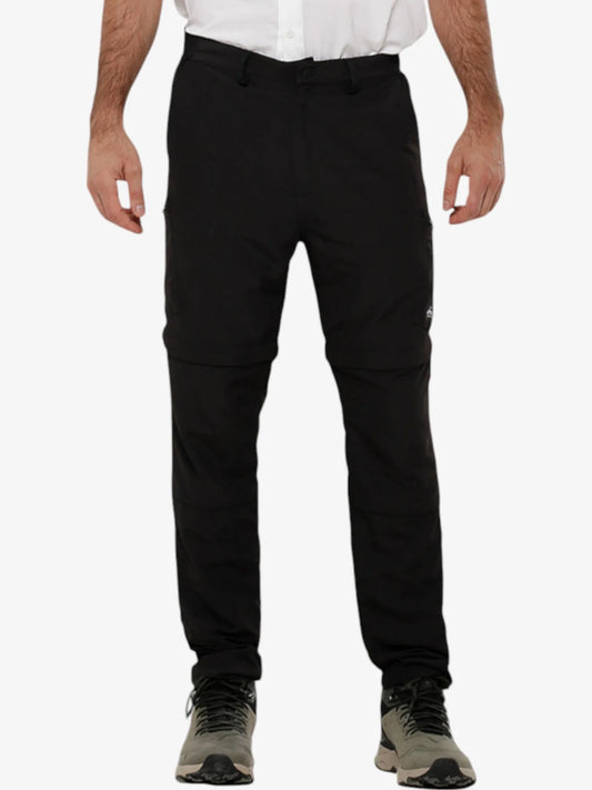 Pantalon Montagne Sherpa Zipper Trekking Desmontable Negro