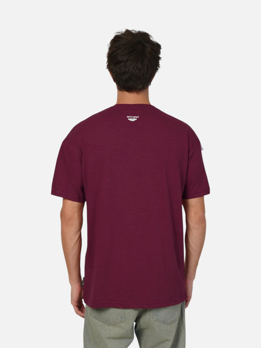 Remera Vision Doble Face Bordo