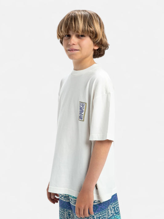 Remera Niño Quiksilver GH QS Sunrise Bowl Blanco