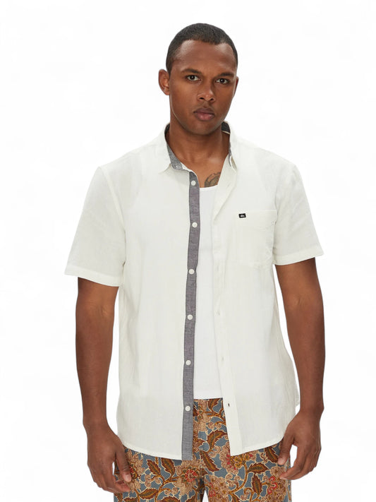Camisa Quiksilver Time Box Blanco
