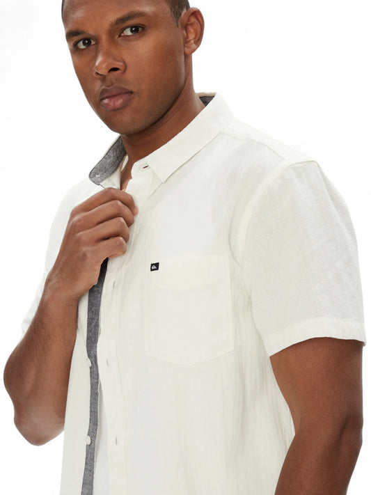 Camisa Quiksilver Time Box Blanco