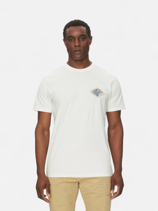 Remera Quiksilver EVO Future Islands Blanco