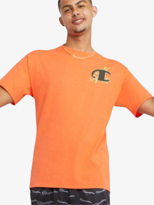 Remera Champion Heritage Short Sleeve Naranja