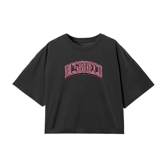 Remera Dc Varsity Boxy Negro - Indy