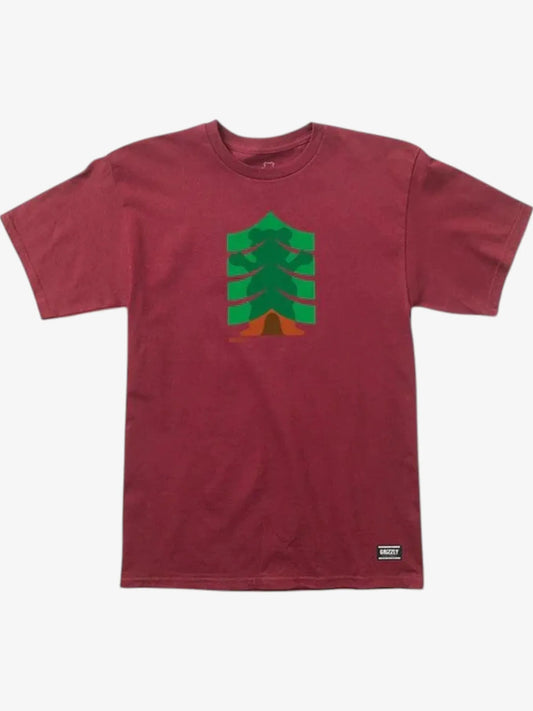 Remera Grizzly Stronger Bordo