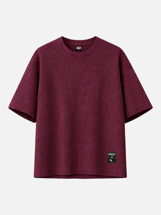Remera Gotcha Micropanal Oversize Bordo