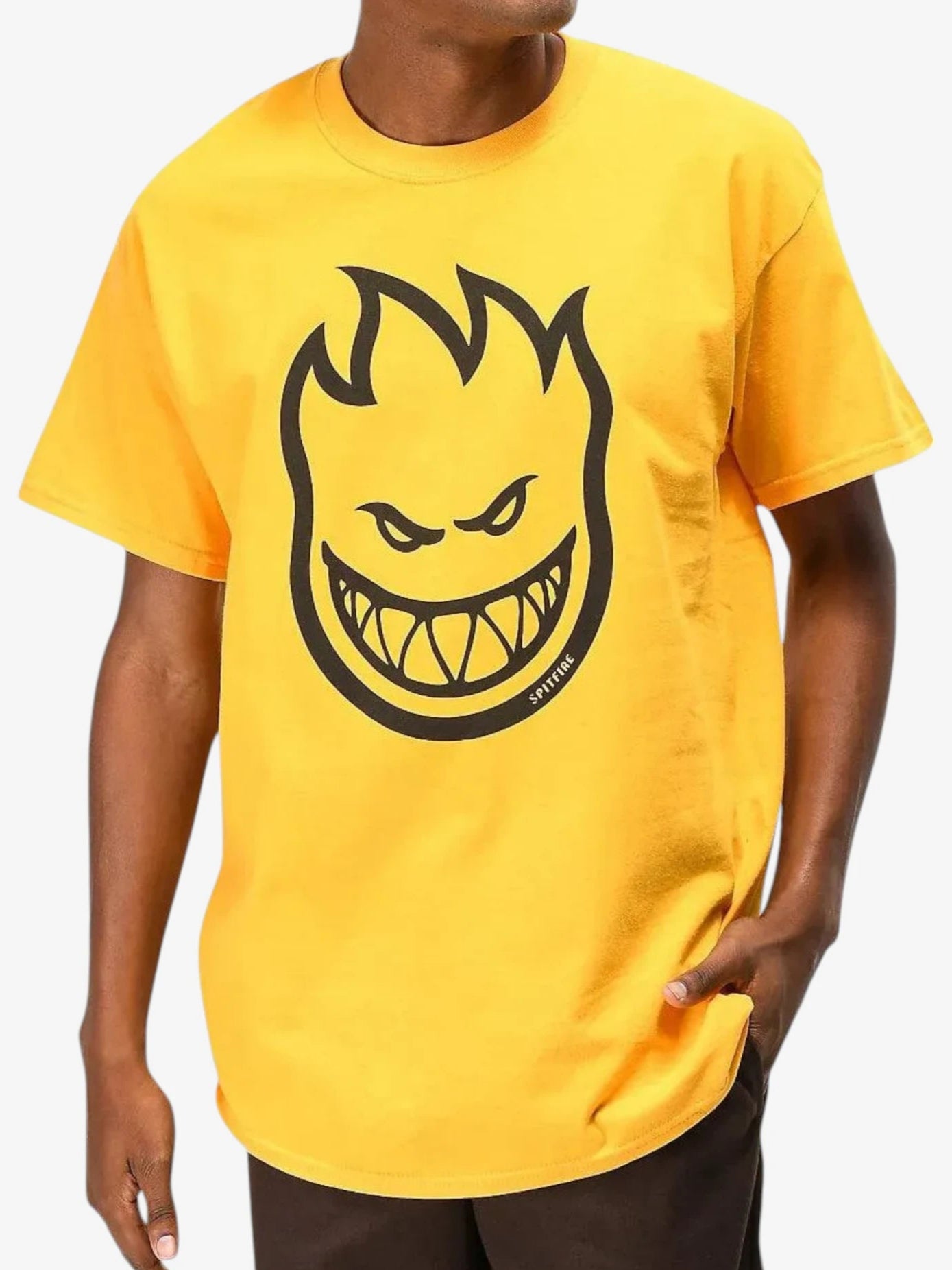 Remera Spitfire Bighead Amarillo - Indy