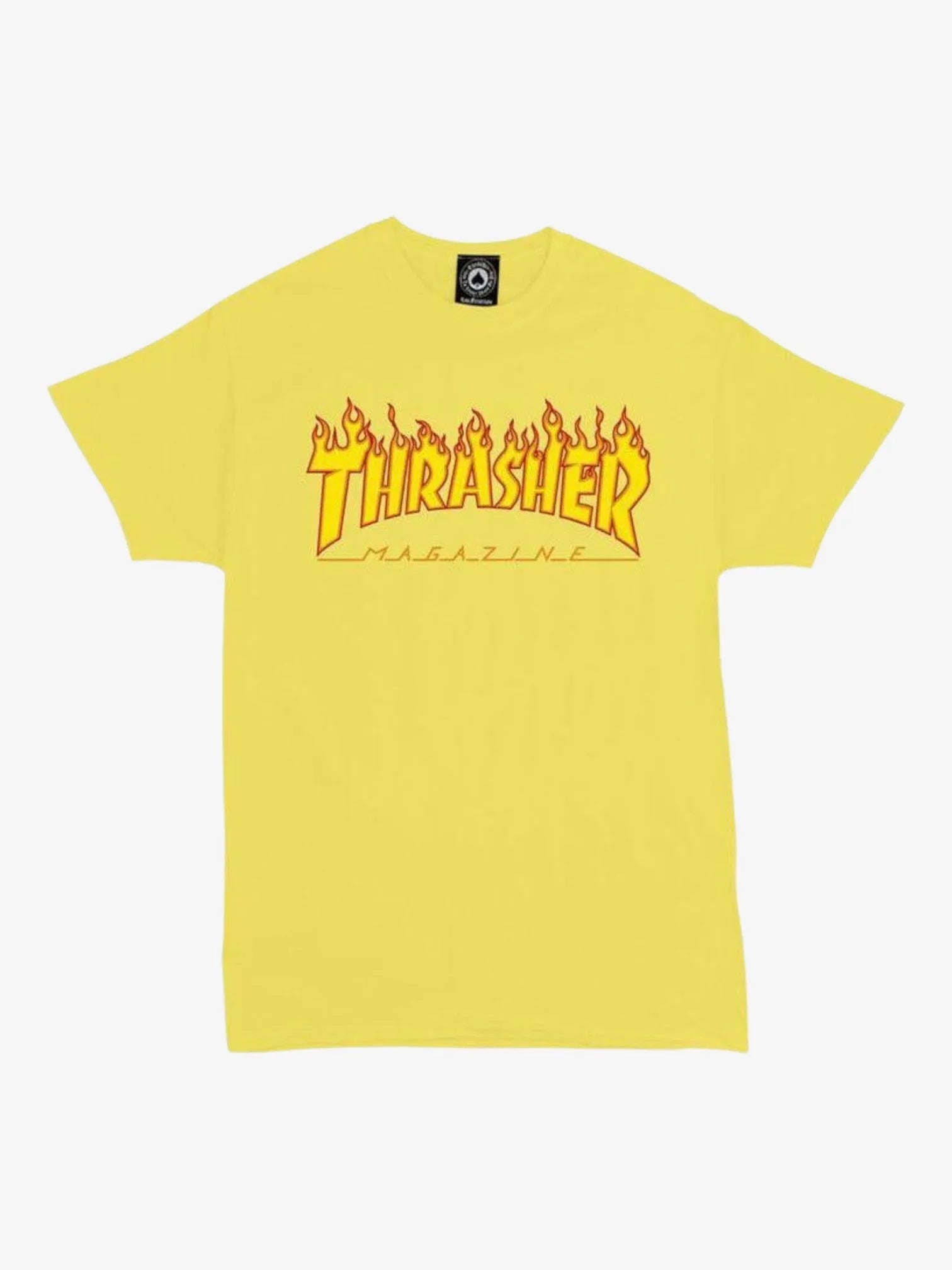 Remera Thrasher Flame Amarillo - Indy