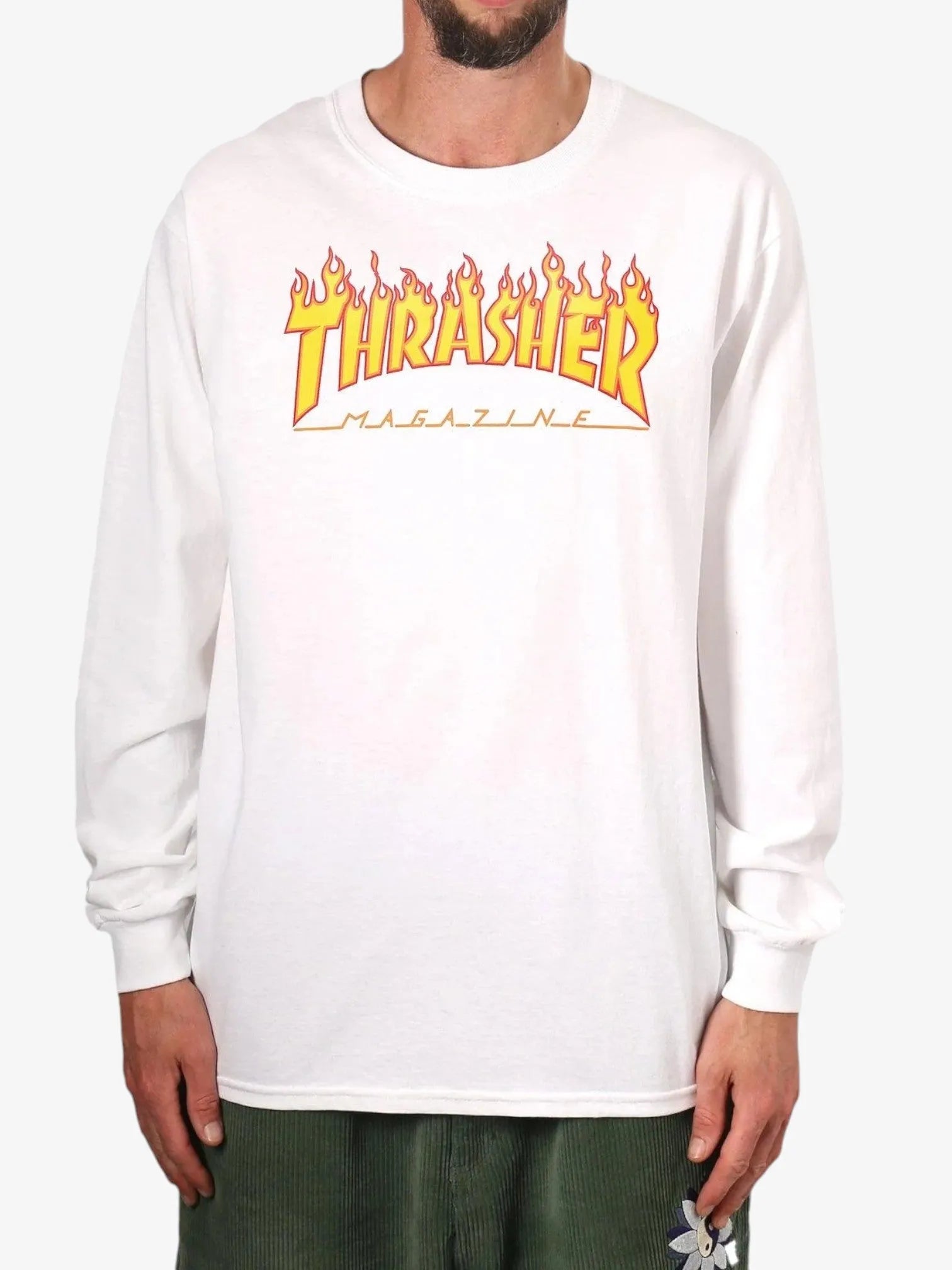 Camiseta Thrasher Blanca Gonz Thrasher Camiseta Blanca Thrasher