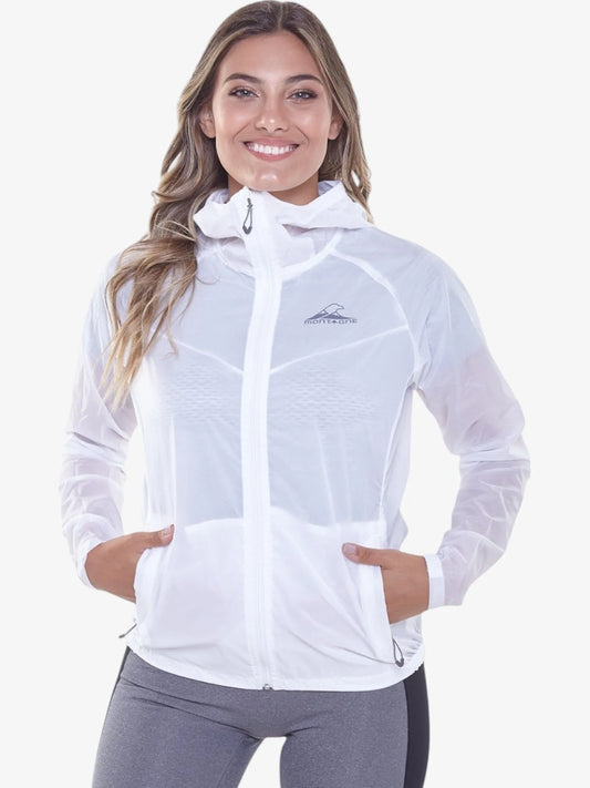 Campera Rompeviento Montagne Metric Mujer Blanco
