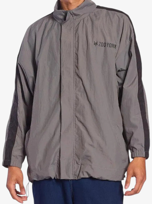 Rompeviento Zoo York Stripe Unisex Gris Claro