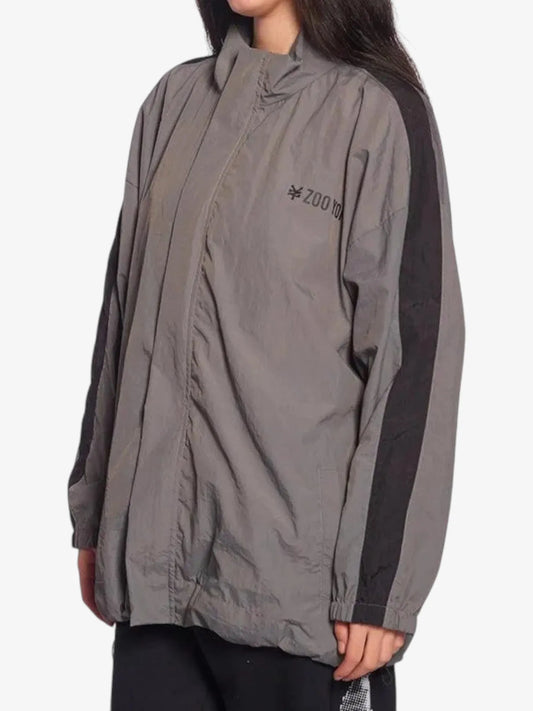 Rompeviento Zoo York Stripe Unisex Gris Claro