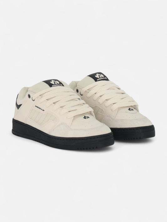 Zapatillas Amerika SB Ruka Crema Negro