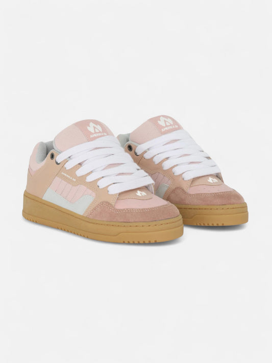 Zapatillas Amerika SB Ruka Rosa Blanco Marrón
