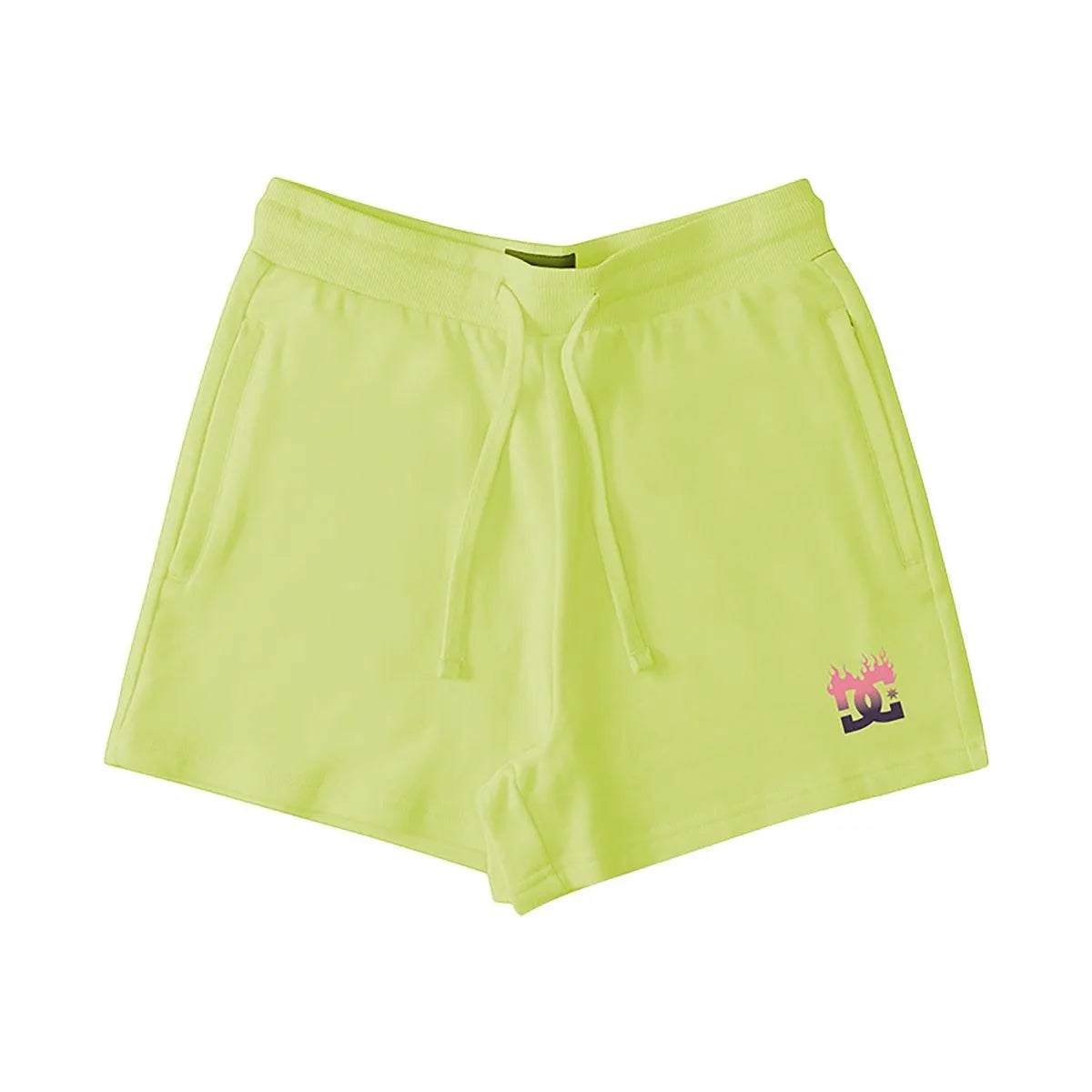 Short Dc Star Flame Mujer Verde Lima - Indy