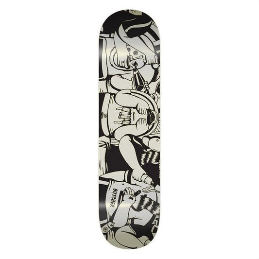 Tabla Cleaver Churros Negro Blanco - Indy