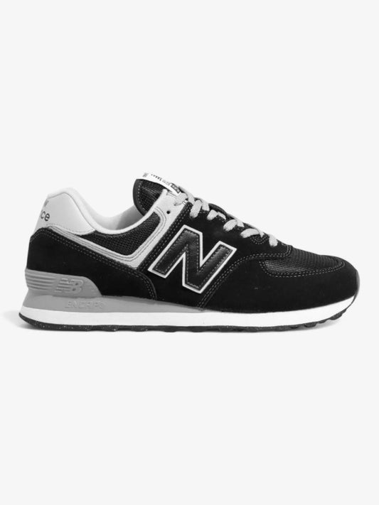 Zapatillas New Balance 574 Mujer Negro Gris