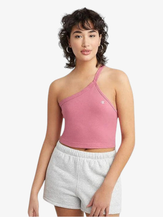 Top Deportivo Champion Everyday Asymmtrical Rosa