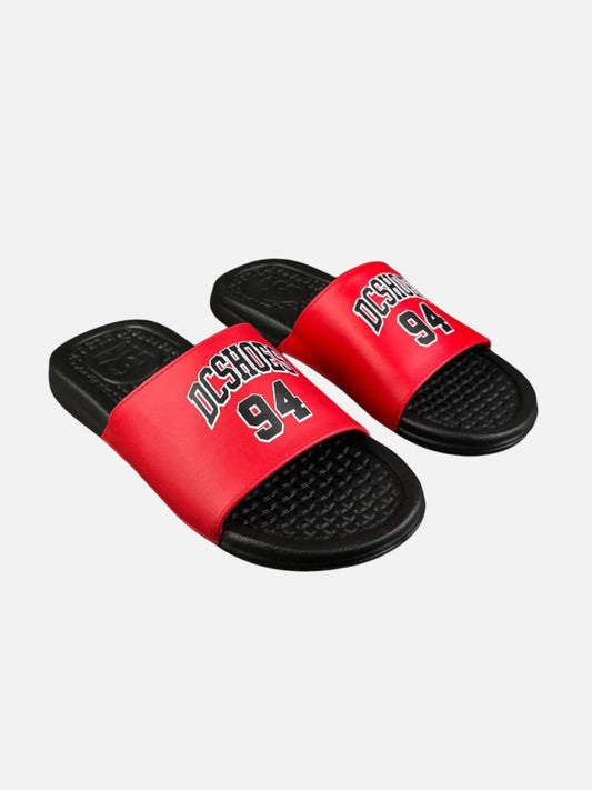 Ojota Dc Bolsa Negro Rojo