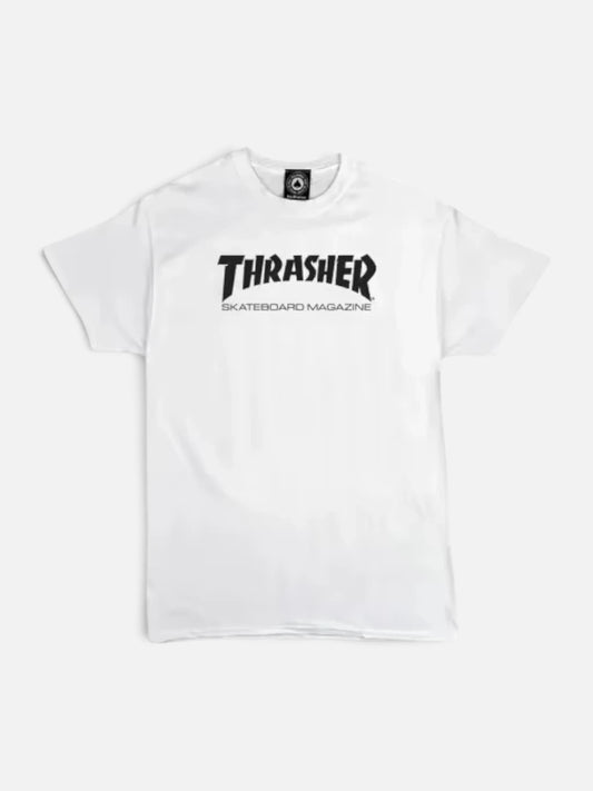 Remera Thrasher Skatemag Blanco