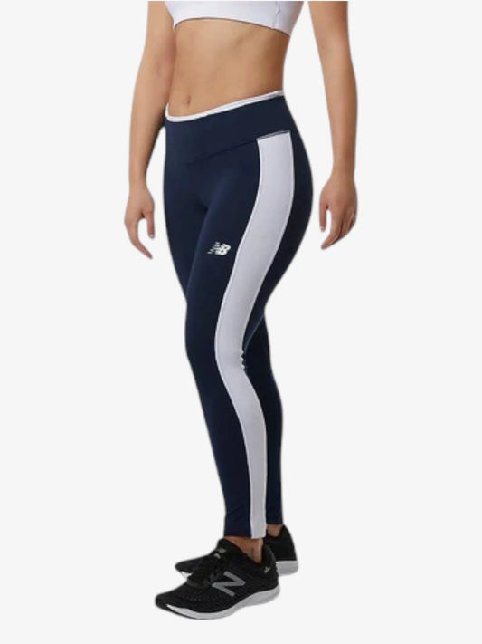 Calza New Balance Accelerate Tight Azul Blanco