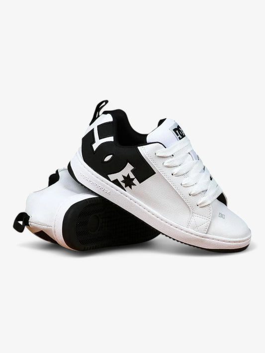 Zapatillas Dc Court Graffik SS Blanco Negro