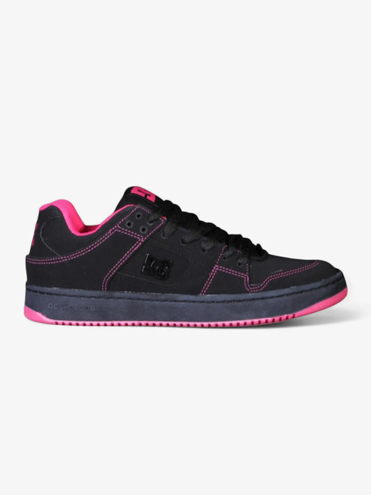 Zapatillas Dc Manteca Ss Mujer Negro Rosa