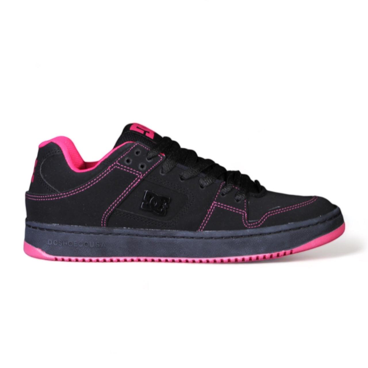 Zapatillas Dc Manteca Ss Mujer Negro Rosa