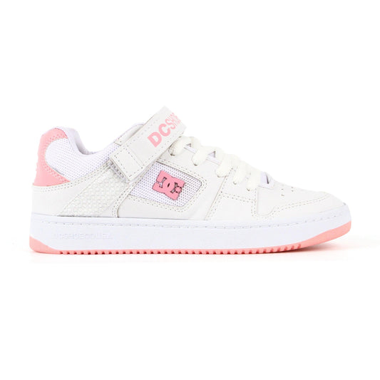 Zapatillas Dc Manteca V SS Girl Blanco Rosa - Indy