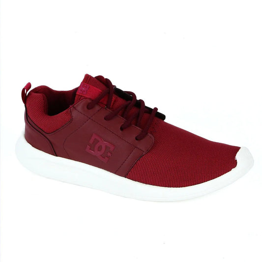 Zapatillas Dc Midway Sn Knit Bordo - Indy