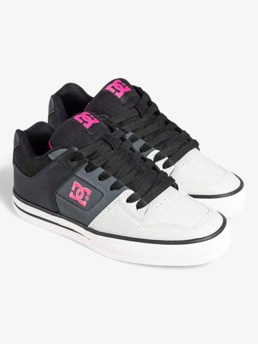 Zapatillas Dc Pure Mujer Negro Blanco Gris