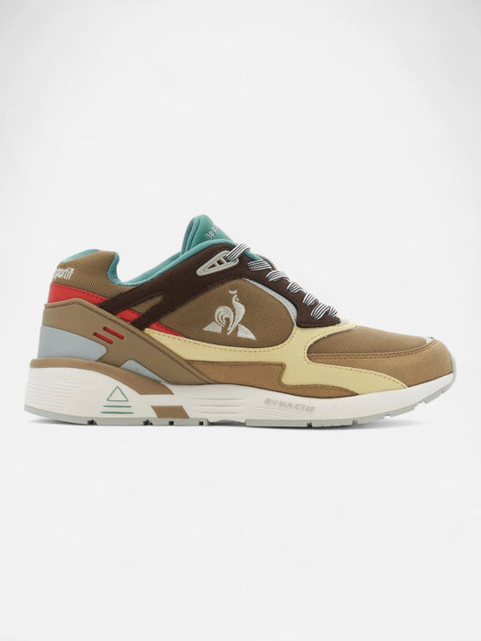 Zapatillas Le Coq Sportif Lcs R1100 Street Marron Amarillo