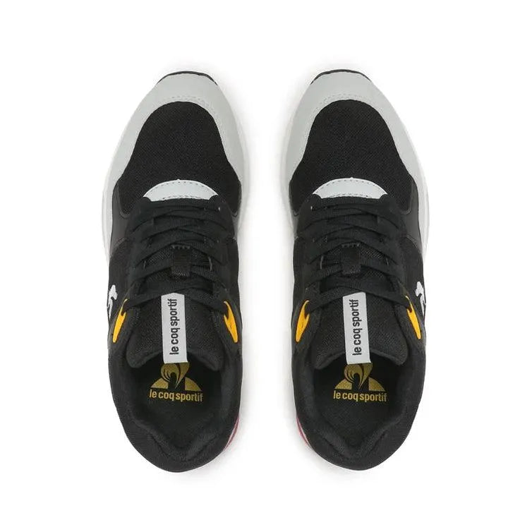 Zapatillas Le Coq Sportif Lcs R500 Negro Gris Rojo - Indy