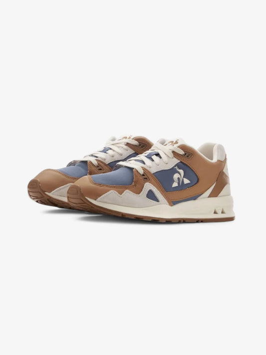 Zapatillas Le Coq Sportif R1000 Ripstop Beige Marron Azul