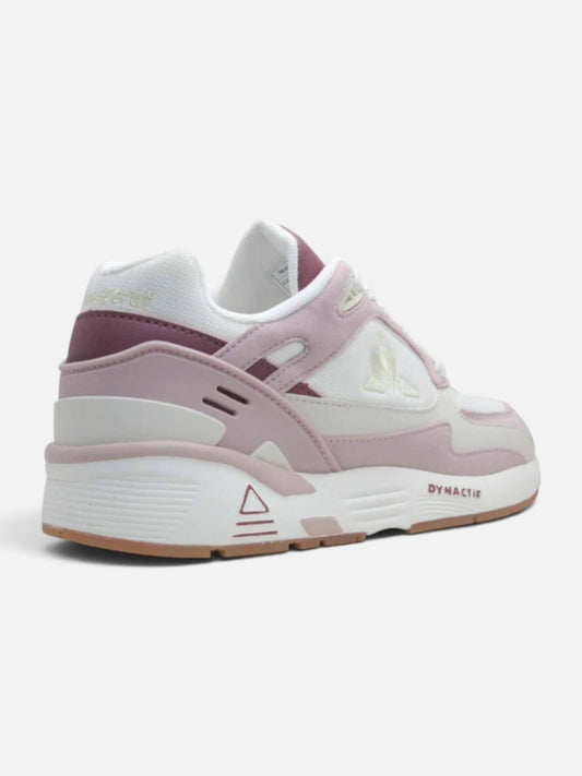 Zapatillas Le Coq Sportif R1100 Blanco/Rosa/Bnordeaux