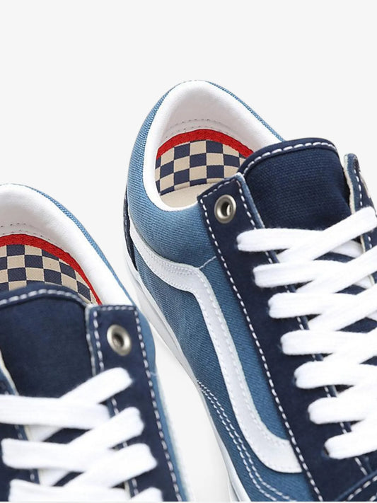 Zapatillas Vans M Skate Old Skool Celeste Blanco