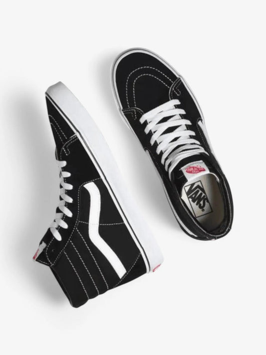 Zapatillas Vans Sk8 Hi Negro Blanco