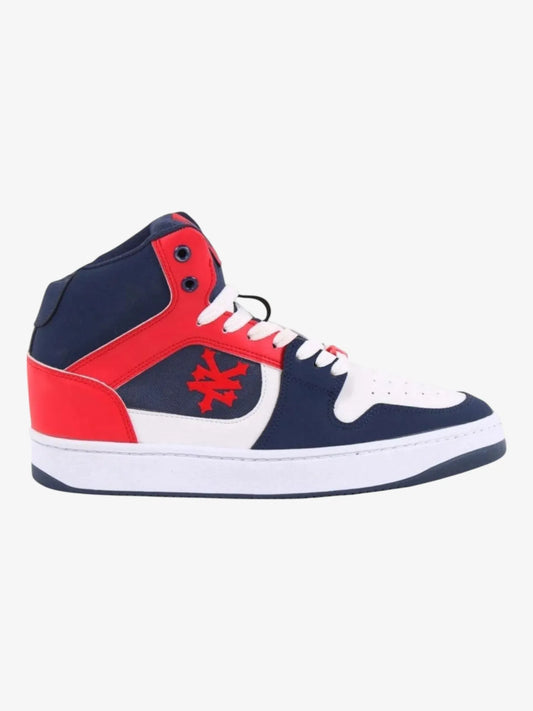 Zapatillas Zoo York Hi Harlem Lth Azul Rojo