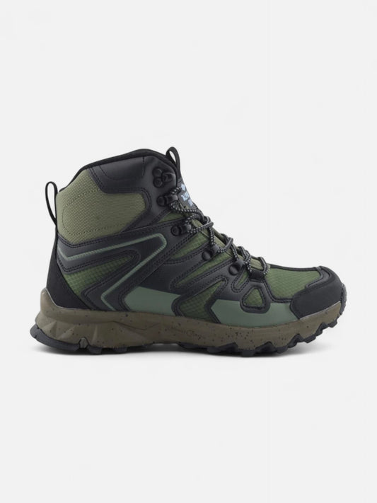Zapatillas Alpine Skate Itzar Trekking Senderismo Verde Oliva Negro