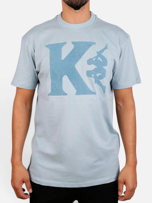 Remera Kappa Authentic Mally Azul Stone