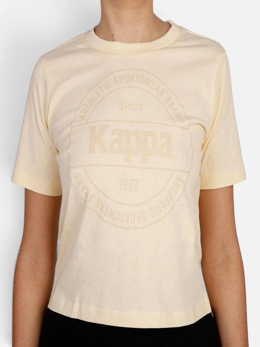 Remera Kappa Authentic Truks Beige Naturale