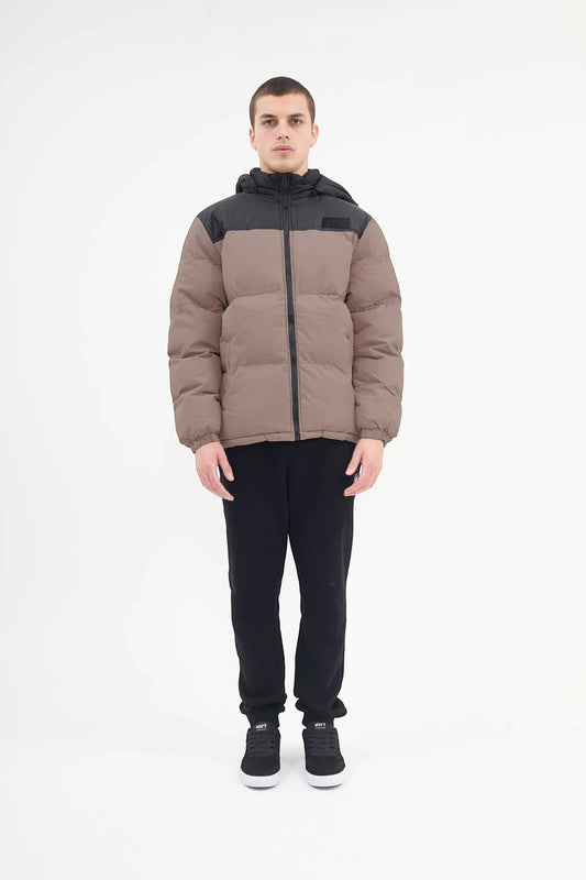 Campera Vart Puffer Esteroide Beige