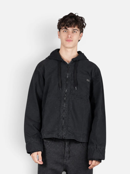 Campera NTF Jean Barcelona C/capucha Negra
