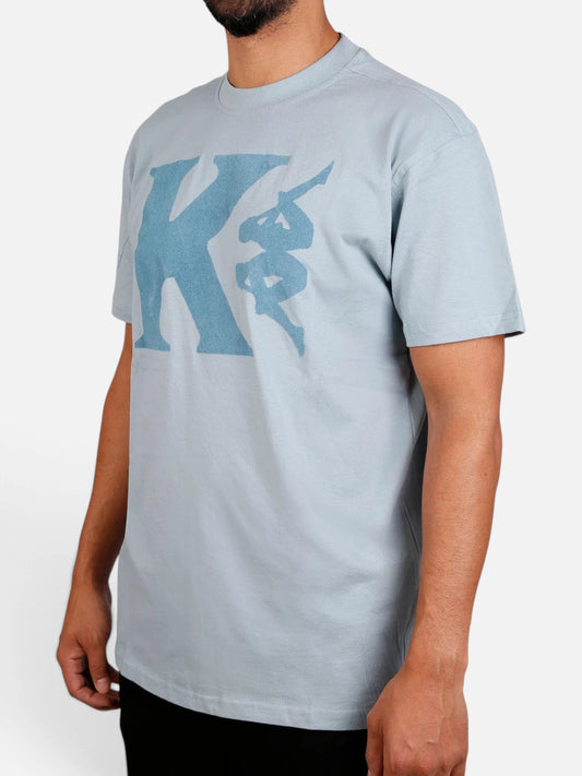 Remera Kappa Authentic Mally Azul Stone