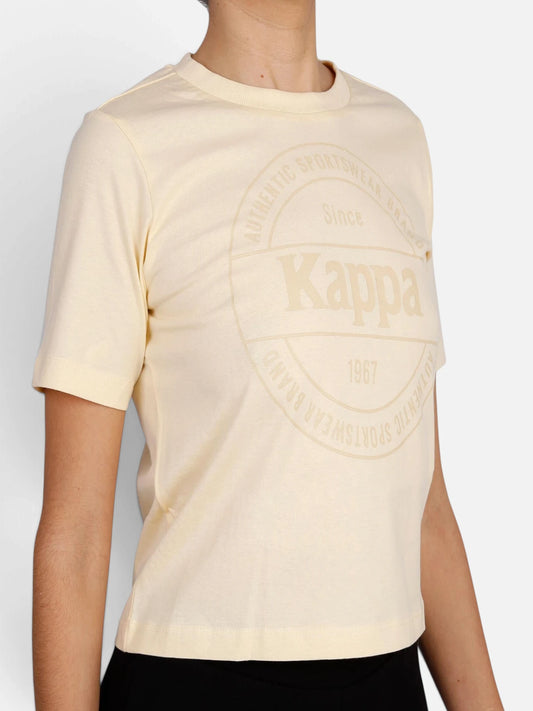 Remera Kappa Authentic Truks Beige Naturale