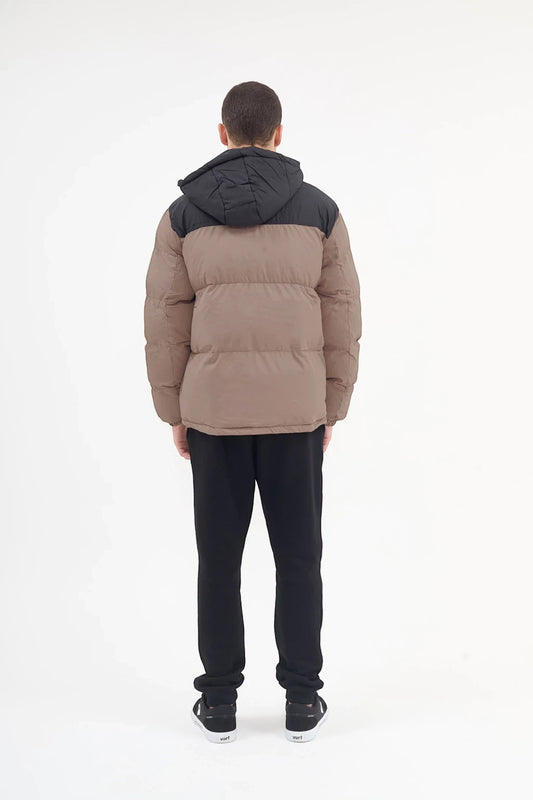 Campera Vart Puffer Esteroide Beige