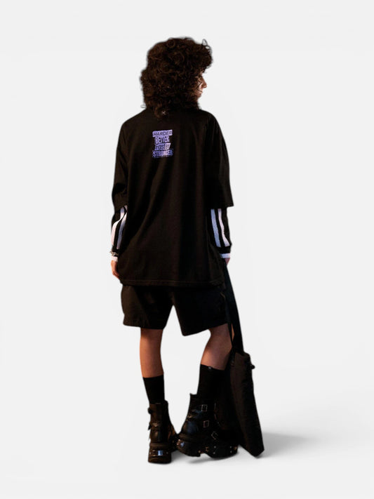 Remera Luxo Daft Punk Negro